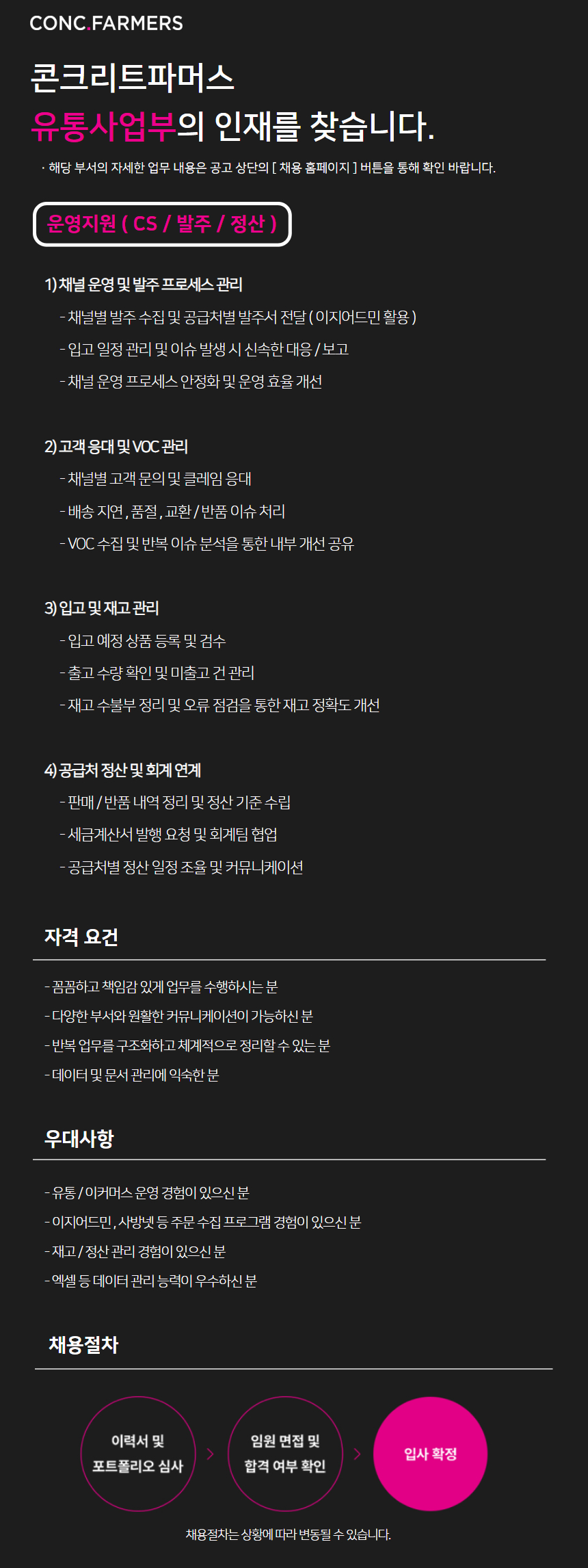 콘크리트파머스 설문조사 이미지